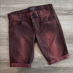 Hot Topic XXX Rude skinny denim shorts